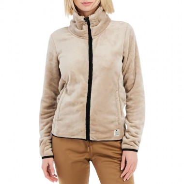 PROTEST PRTVANCE OUTDOOR W FULL ZIP FLEECE BAMBOO BEIGE