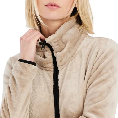 PROTEST PRTVANCE OUTDOOR W FULL ZIP FLEECE BAMBOO BEIGE