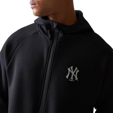 NEW ERA MLB NEW YORK YANKEES ZIP HOODIE BLACK