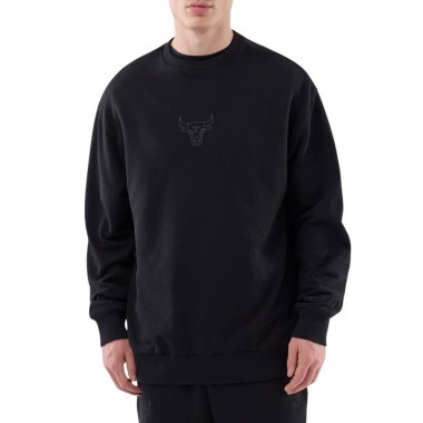 NEW ERA NBA LE CHICAGO BULLS OVERSIZED CREWNECK BLACK