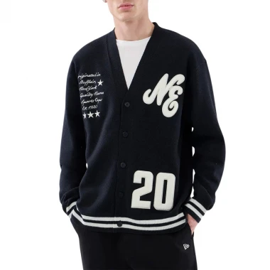 NEW ERA HERITAGE CARDIGAN NAVY