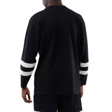 NEW ERA MLB LA DODGERS OVERSIZED LS TEE BLACK