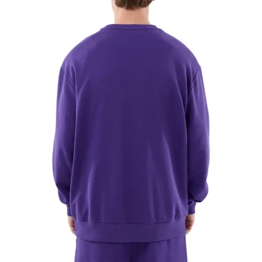 NEW ERA NBA LA LAKERS OVERSIZED CREWNECK PURPLE