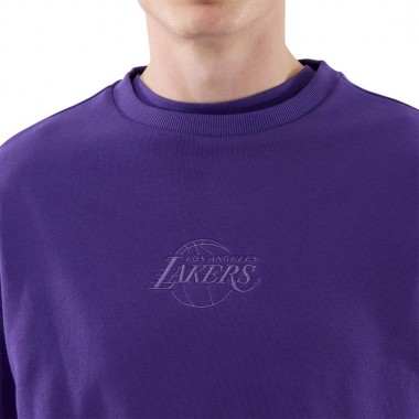 NEW ERA NBA LA LAKERS OVERSIZED CREWNECK PURPLE