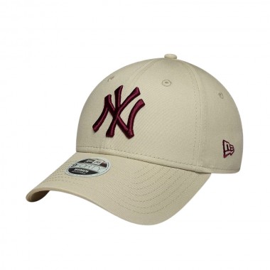 NEW ERA MLB NEW YORK YANKEES LE WMNS 9FORTY ADJ CAP LIGHT BEIGE