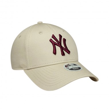 NEW ERA MLB NEW YORK YANKEES LE WMNS 9FORTY ADJ CAP LIGHT BEIGE
