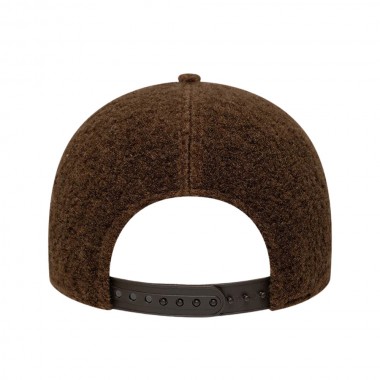 NEW ERA MLB NEW YORK YANKEES WINTER BORG 9FORTY ADJ CAP BROWN