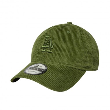 NEW ERA MLB LA DODGERS CORD 9TWENTY ADJ CAP GREEN MED