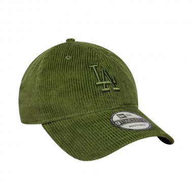 NEW ERA MLB LA DODGERS CORD 9TWENTY ADJ CAP GREEN MED