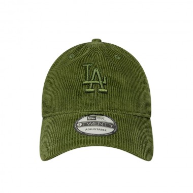 NEW ERA MLB LA DODGERS CORD 9TWENTY ADJ CAP GREEN MED