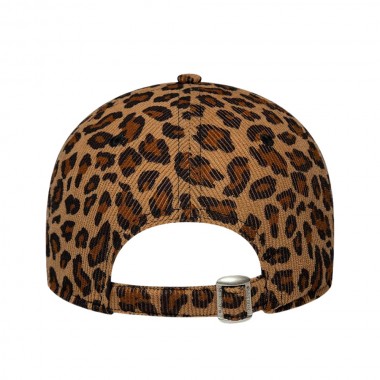 NEW ERA MLB NY YANKEES LEOPARD WMNS CORD 9FORTY ADJ CAP L BEIGE