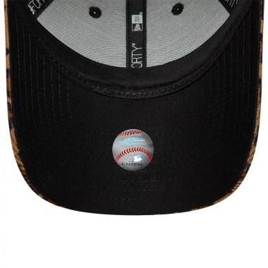 NEW ERA MLB NY YANKEES LEOPARD WMNS CORD 9FORTY ADJ CAP L BEIGE