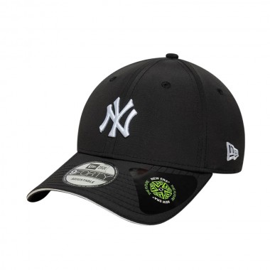 NEW ERA MLB NEW YORK YANKEES RECYCLED 9FORTY ADJ CAP BLACK