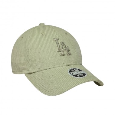 NEW ERA MLB LA DODGERS WMNS CORD 9FORTY ADJ CAP GREEN PASTEL