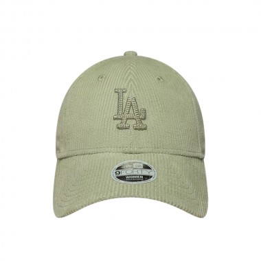 NEW ERA MLB LA DODGERS WMNS CORD 9FORTY ADJ CAP GREEN PASTEL