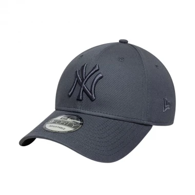 NEW ERA MLB NY YANKEES LEAGUE ESSENTIAL 9FORTY ADJ CAP GREY MED