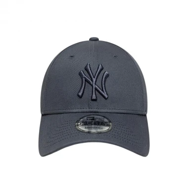 NEW ERA MLB NY YANKEES LEAGUE ESSENTIAL 9FORTY ADJ CAP GREY MED