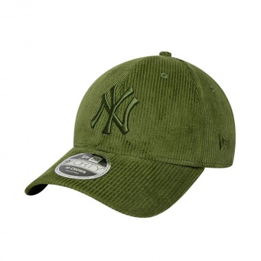 NEW ERA MLB NEW YORK YANKEES CORD 9FORTY MC ADJ CAP GREEN MED