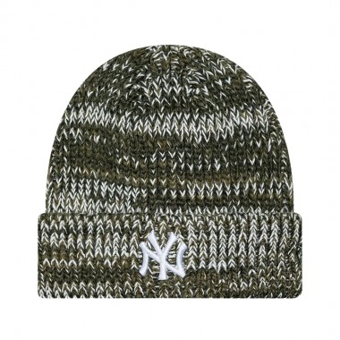 NEW ERA MLB NEW YORK YANKEES CHUNKY KNIT BEANIE DARK GREEN
