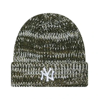 NEW ERA MLB NEW YORK YANKEES CHUNKY KNIT BEANIE DARK GREEN