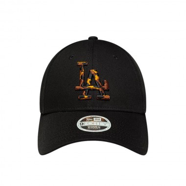 NEW ERA MLB LA DODGERS TORTOISE INFILL WMNS 9FORTY ADJ CAP BLK