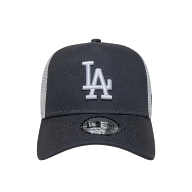 NEW ERA MLB LE LA DODGERS 9FORTY ADJ TRUCKER CAP GREY MED