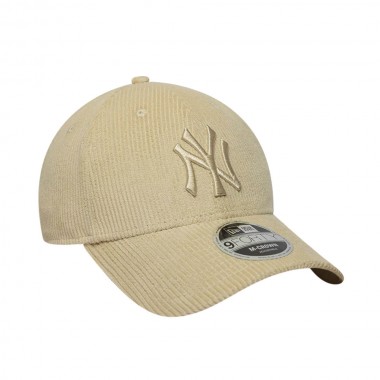 NEW ERA MLB NEW YORK YANKEES CORD 9FORTY MC ADJ CAP LIGHT BEIGE