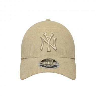 NEW ERA MLB NEW YORK YANKEES CORD 9FORTY MC ADJ CAP LIGHT BEIGE