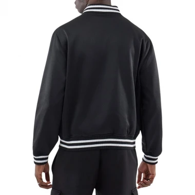 NEW ERA MLB DETROIT TIGERS JERSEY BOMBER JACKET BLACK