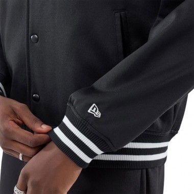 NEW ERA MLB DETROIT TIGERS JERSEY BOMBER JACKET BLACK
