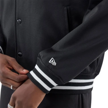 NEW ERA MLB DETROIT TIGERS JERSEY BOMBER JACKET BLACK