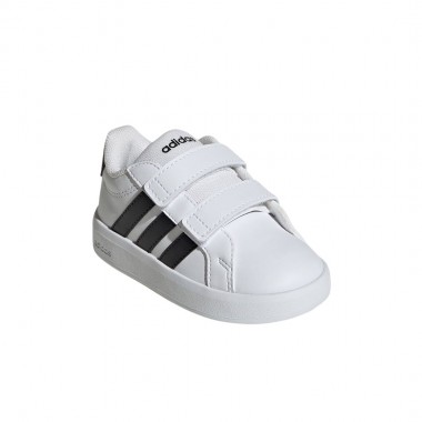 ADIDAS GRAND COURT 3.0 INF SHOES FTWWHT/CBLACK/FTWWHT