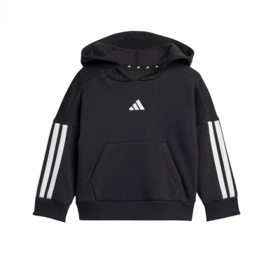 ADIDAS ESSENTIALS INF HOODIE JOGGER SET BLACK/WHITE