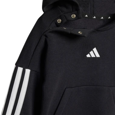 ADIDAS ESSENTIALS INF HOODIE JOGGER SET BLACK/WHITE
