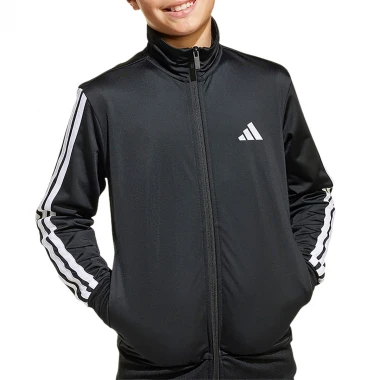 ADIDAS ESSENTIALS CLIMACOOL JUNIOR TRACKSUIT BLACK/WHITE