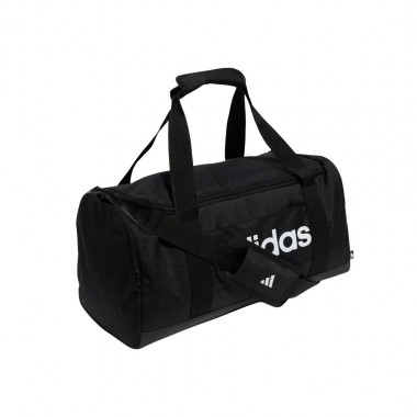 ADIDAS LINEAR DUFFEL BAG SMALL BLACK/BLACK/WHITE
