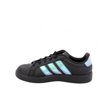 ADIDAS STREETTALK JUNIOR SHOES CBLACK/IRIDES/FTWWHT