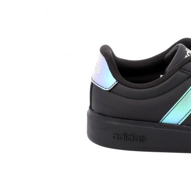 ADIDAS STREETTALK JUNIOR SHOES CBLACK/IRIDES/FTWWHT