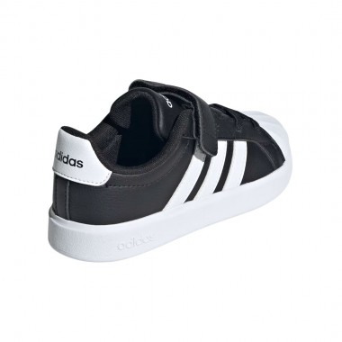ADIDAS STREETTALK K SHOES CBLACK/FTWWHT/FTWWHT