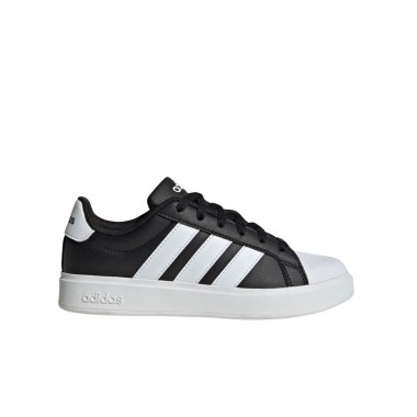 ADIDAS STREETTALK JUNIOR SHOES CBLACK/FTWWHT/FTWWHT