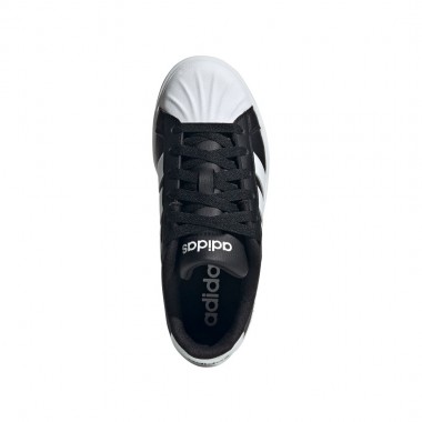 ADIDAS STREETTALK JUNIOR SHOES CBLACK/FTWWHT/FTWWHT