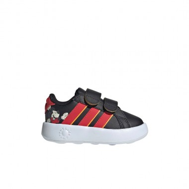 ADIDAS X DISNEY MICKEY GRAND COURT INF SHOES CBLK/PURRUB/CREYEL