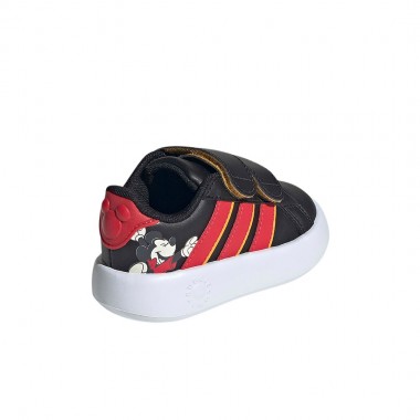 ADIDAS X DISNEY MICKEY GRAND COURT INF SHOES CBLK/PURRUB/CREYEL