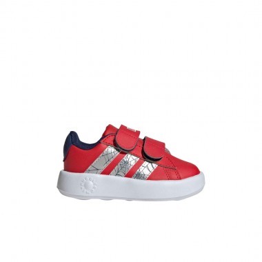 ADIDAS X MARVEL SPIDERMAN GRAND COURT INF SHOES PURRUB/SLV/BLUE
