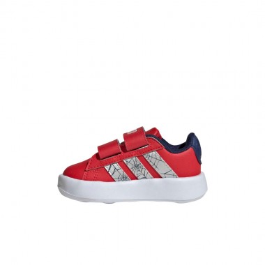 ADIDAS X MARVEL SPIDERMAN GRAND COURT INF SHOES PURRUB/SLV/BLUE