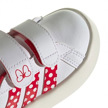 ADIDAS X DISNEY MINNIE GRAND COURT INF SHOES FTWWHT/PURRUB/OWHT