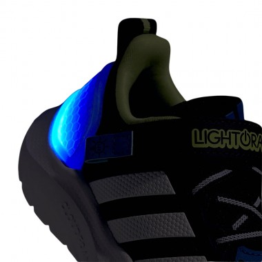 ADIDAS LIGHTORAMA RUNNER INF SHOES CBLACK/FTWWHT/LURABL
