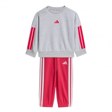 ADIDAS ESSENTIALS INF JOGGER SET LGREYH/POWPNK