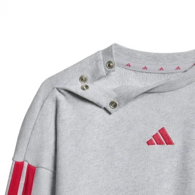 ADIDAS ESSENTIALS INF JOGGER SET LGREYH/POWPNK