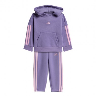 ADIDAS ESSENTIALS INF HOODIE JOGGER SET MAGLIL/CLPINK